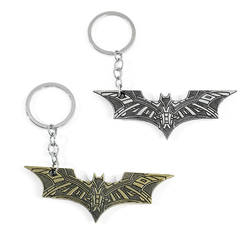 Women'S Key Accessories - พวงกุญแจจี้รูปค้างคาว ของเล่นซูเปอร์ฮีโร่ เครื่องประดับภาพยนตร์ พวงกุญแจรถยนต์ อุปกรณ์ตกแต่งกระเป๋า สำหรับผู้ชาย