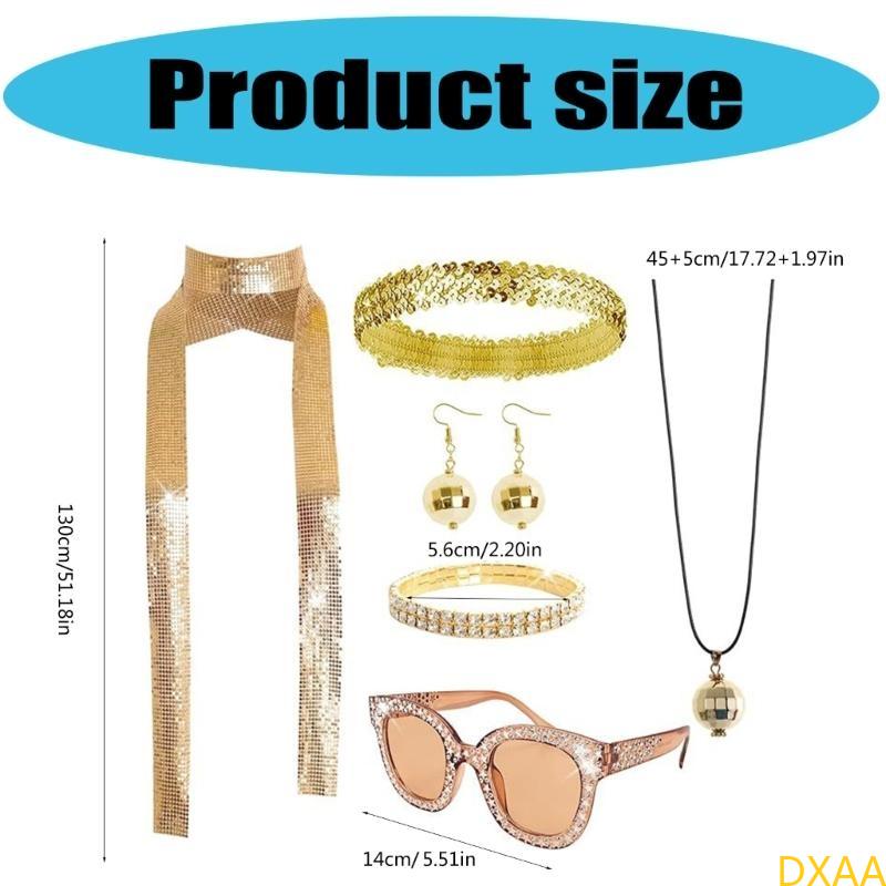 Women'S Accessories In The 60S - DXAA 60s 70s 80s อุปกรณ์เสริมดิสโก