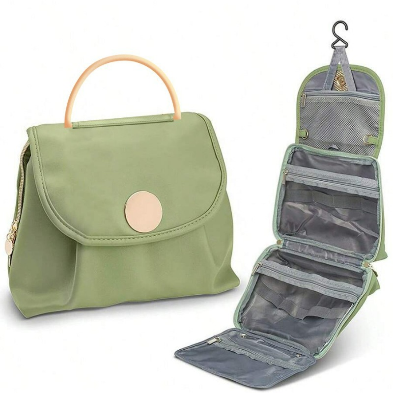 Women Accessories List - กระเป๋าใส่เครื่องสำอางกันน้ำแบบแขวนสำหรับเดินทางสำหรับผู้หญิง กระเป๋าเครื่องสำอางอเนกประสงค์สำหรับใส่อุปกรณ์อาบน้ำ