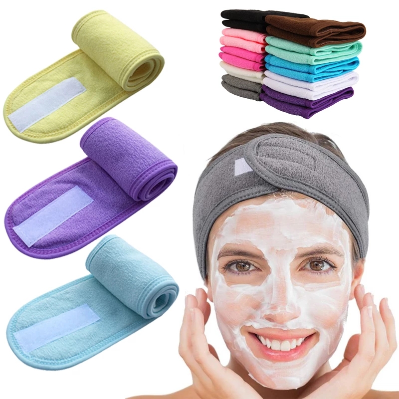 Women'S Vanity Accessories - ผู้หญิงแถบคาดศีรษะปรับกว้าง Hairband โยคะสปาอาบน้ําแต่งหน้าล้างหน้าเครื่องสําอางค์สําหรับสุภาพสตรี Make Up อุปกรณ์เสริม