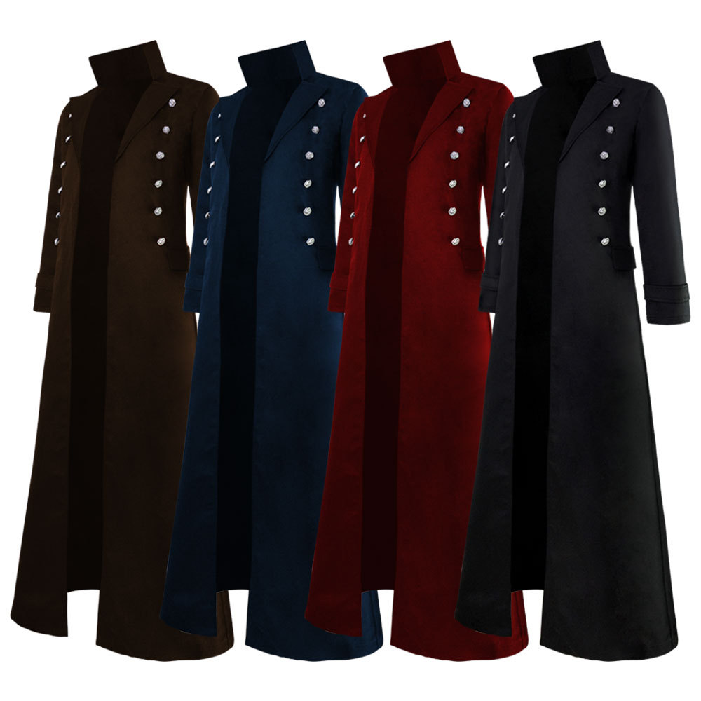 Women'S Accessories Louis Vuitton - Mens Steampunk Vintage Tailcoat Gothic ยุคกลางเสื้อ