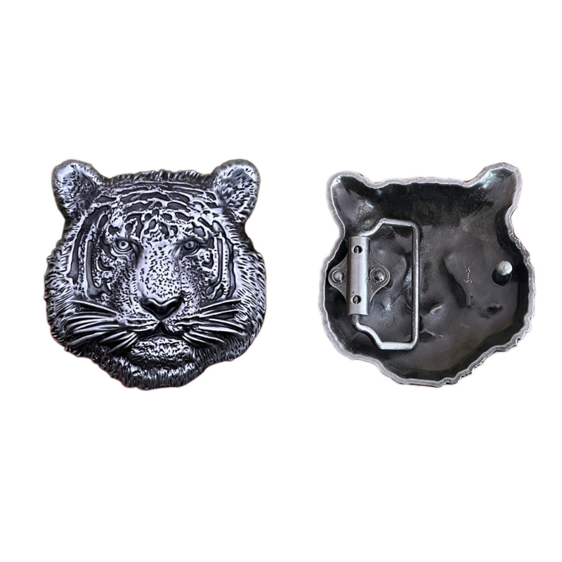Women Accessories Description - N7YF สไตล์แกะสลักหัวเสือเข็มขัดหัวเข็มขัดผู้ชายผู้หญิงเข็มขัดแฟชั่นอุปกรณ์เสริม