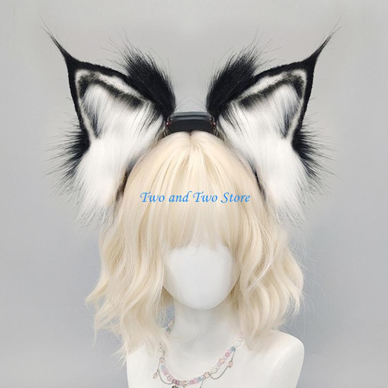 Women Accessories Description - HX6F แถบคาดศีรษะหูเคลื่อนที่อัตโนมัติคอสเพลย์ปาร์ตี้ Hairhoop สำหรับกิจกรรม Dressingup