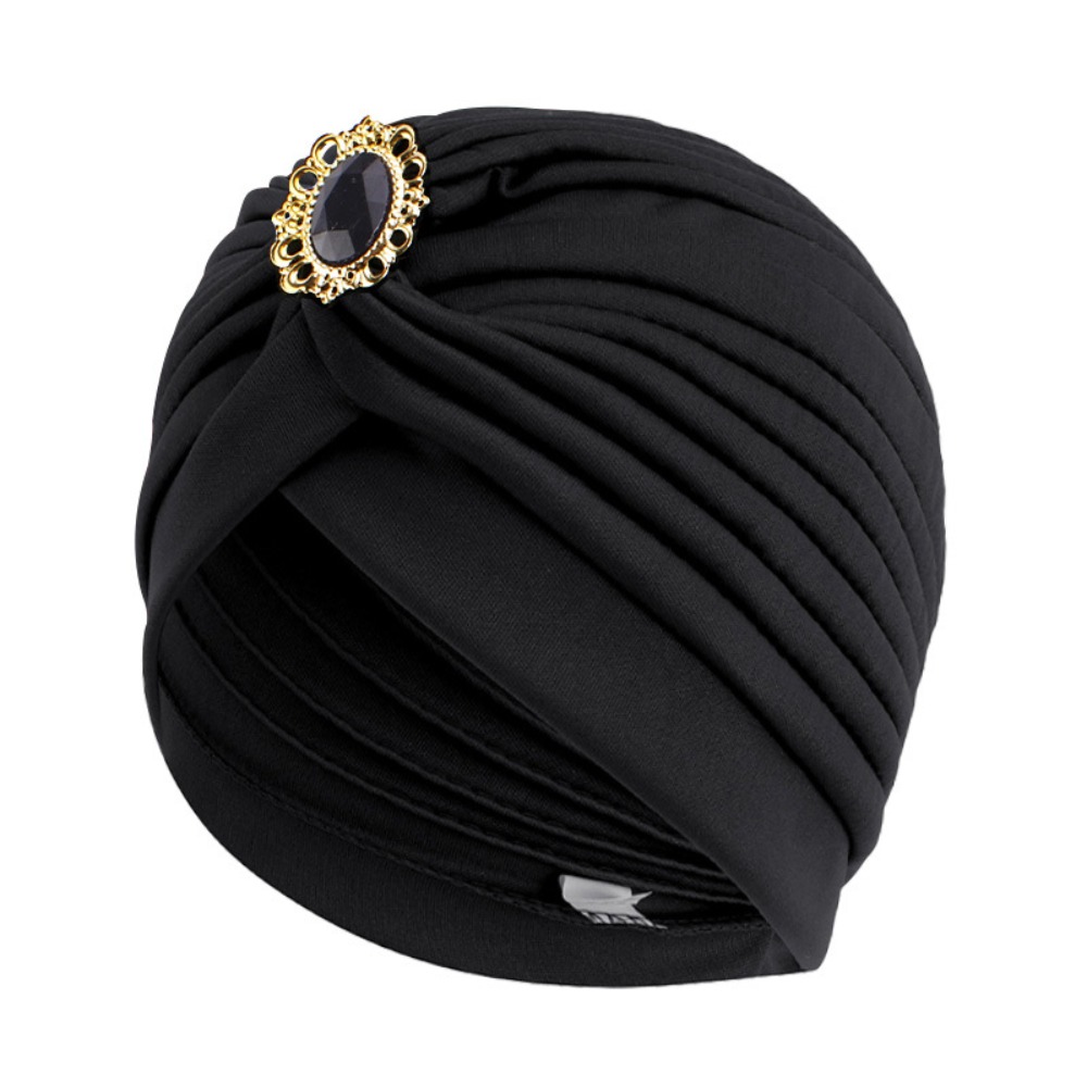 Women Accessories India - หมวกโพกศีรษะสไตล์เรโทรแบบสบายๆ ลายชนเผ่า หมวกโพกศีรษะสำหรับผู้ป่วยเคมีบำบัด ที่คาดผม เครื่องประดับ หมวกอินเดียสำหรับผู้หญิง