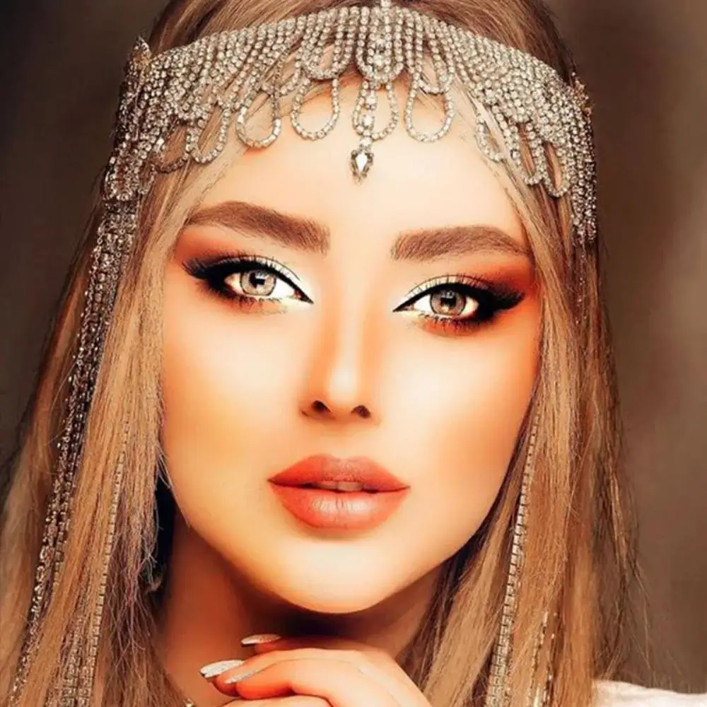 Women Accessories India - สายรัดศีรษะประดับผมแบบโบฮีเมียนสไตล์แอฟริกันหลายชั้นประดับยางรัดผมน่ารักประดับผมหน้าม้า