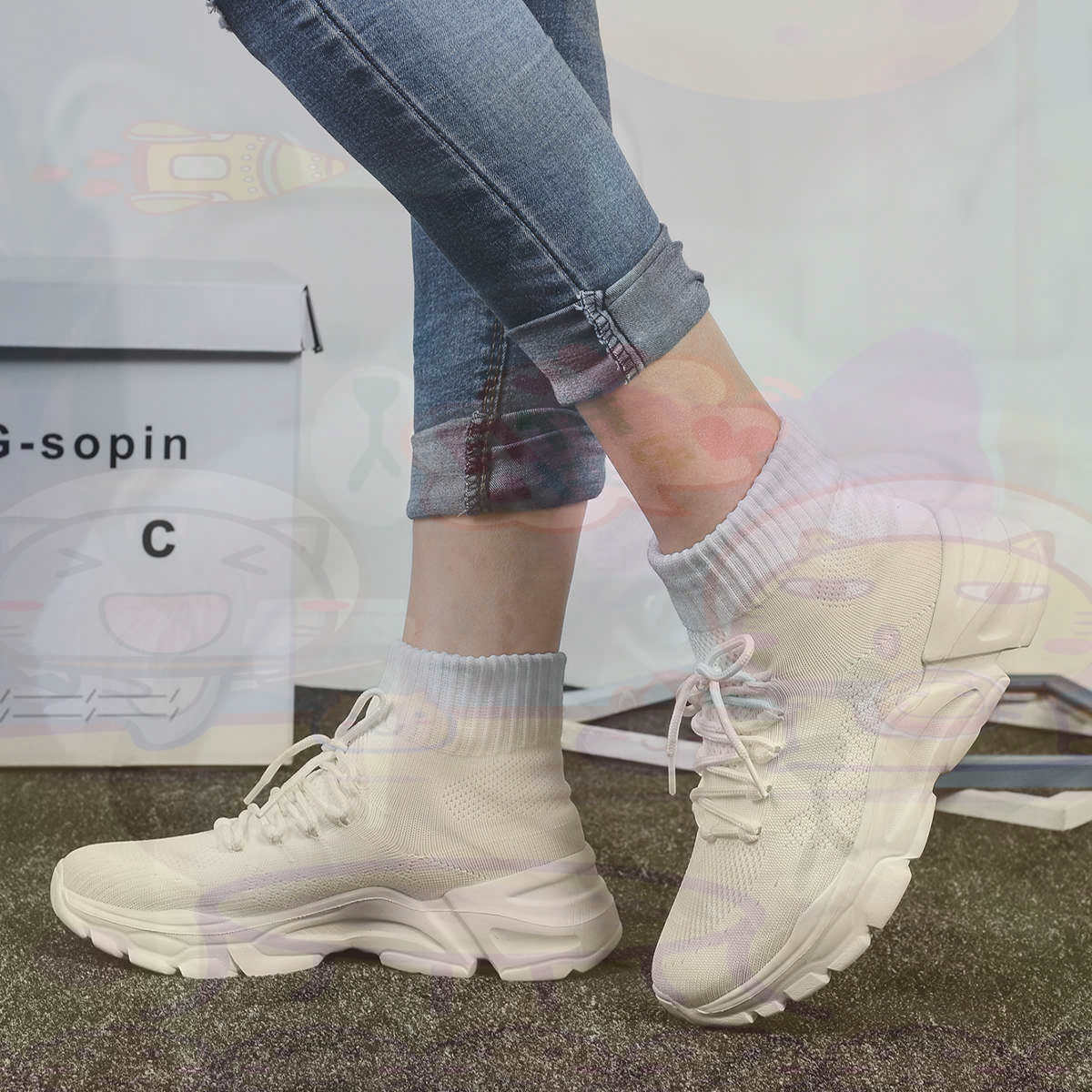 Women'S Accessories Famous Footwear - เพิ่มความสูงฤดูร้อนบาสเกตบอลบาสเกตบอลผู้หญิงกีฬารองเท้ารองเท้าผ้าใบใหม่ผู้หญิงยี่ห้อกรีฑาออกกําลังกายที่ไม่ซ้ํากัน