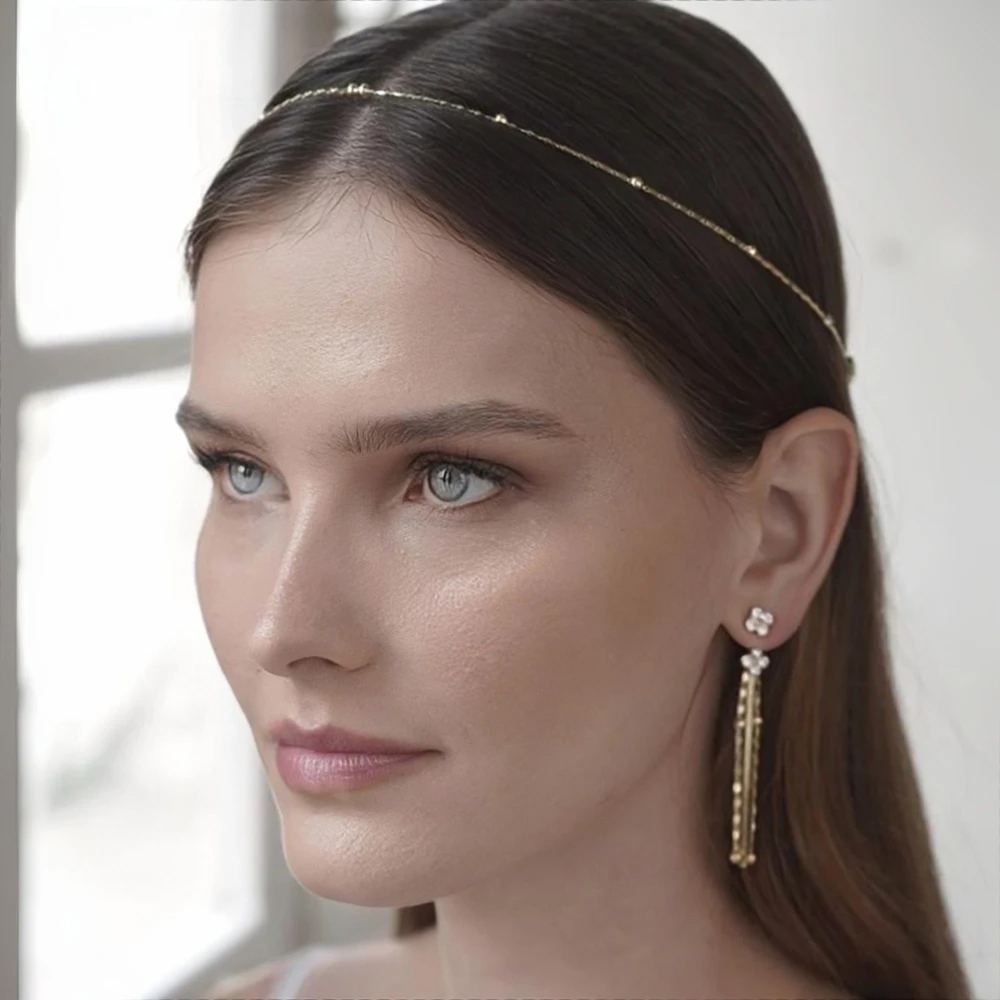 Charm Rhinestone V ผมโซ่แถบคาด - Women Accessories India บทวิจารณ์และราคา
