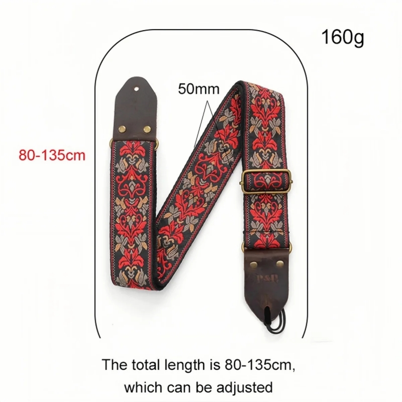 สายสะพายกีตาร์ลายดอกไม้วินเทจ  - Women Electronic Accessories บทวิจารณ์และราคา