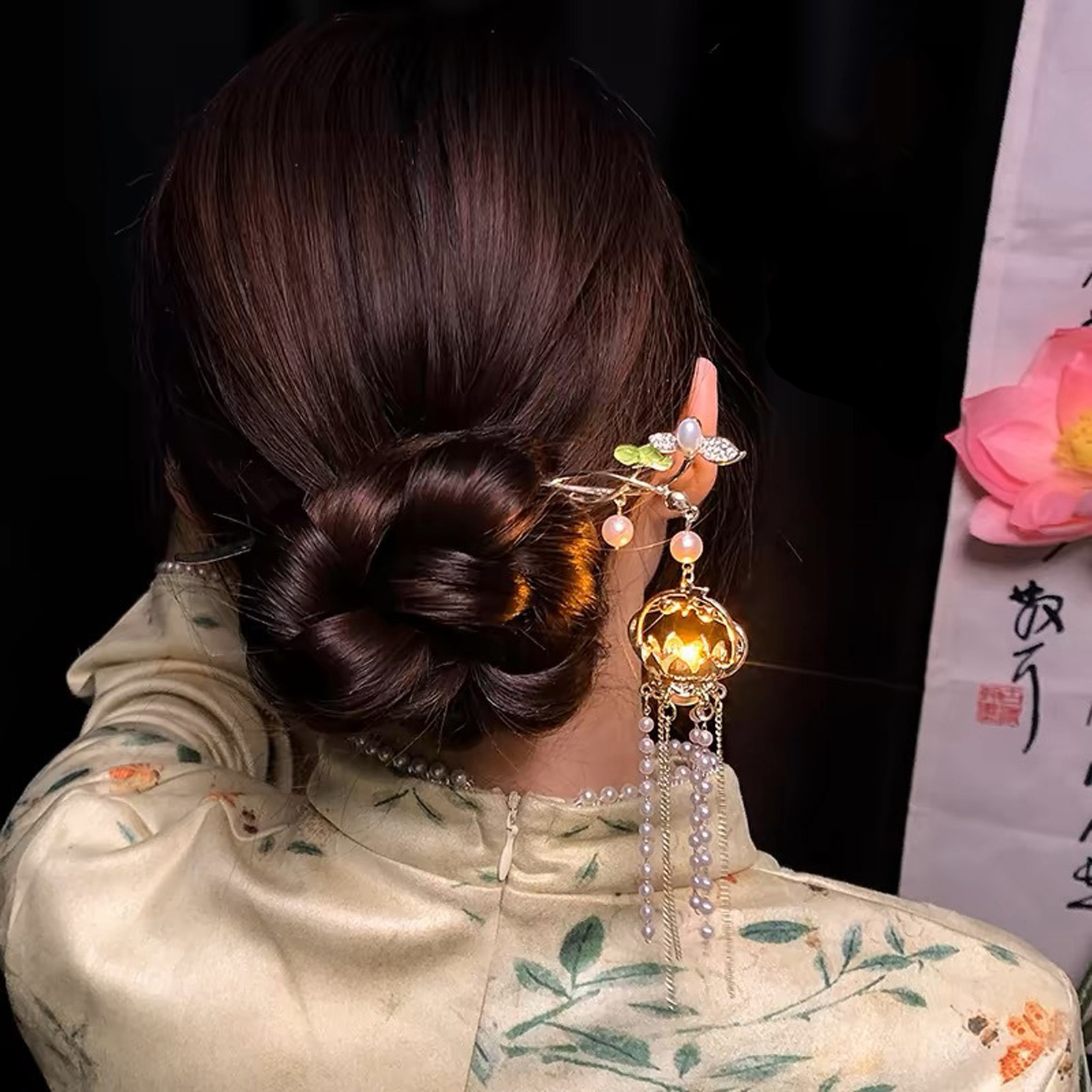 กิ๊บติดผมรูปดอกไม้เรืองแสง กิ๊ - Women Accessories Shop บทวิจารณ์และราคา