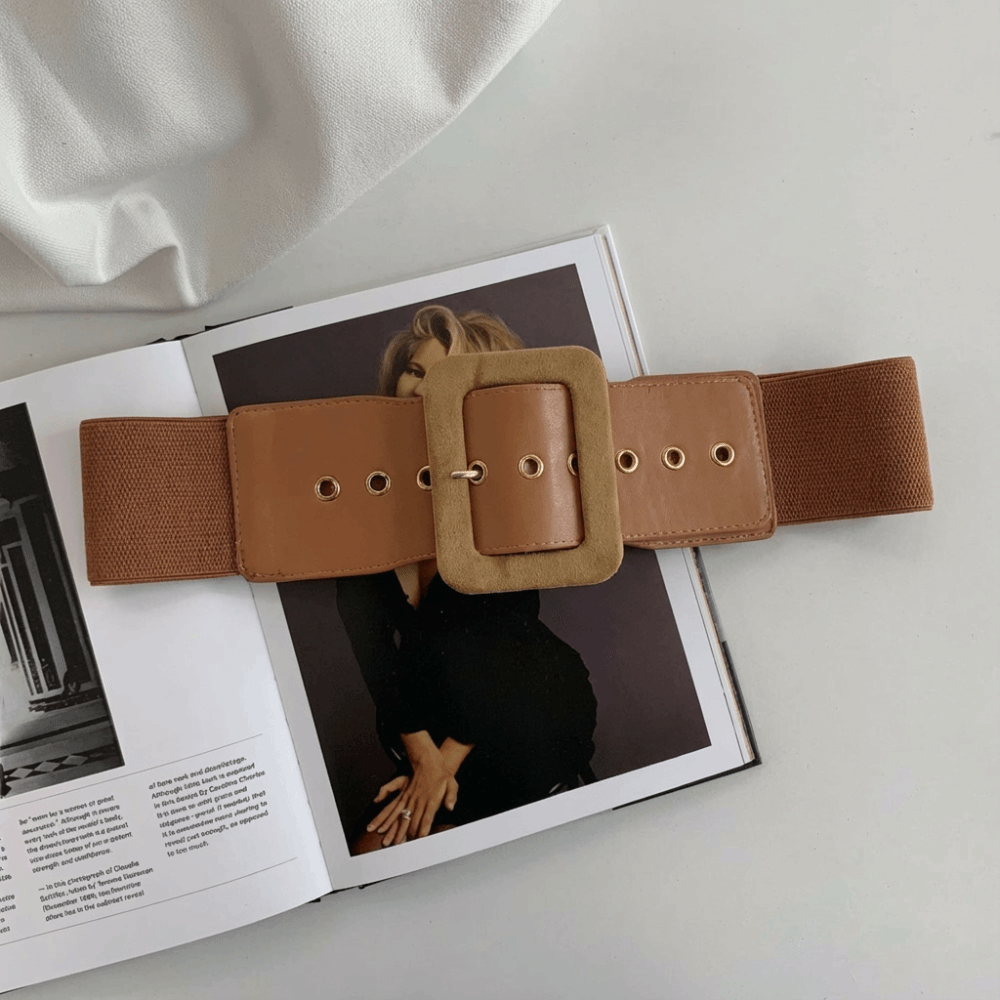 เข็มขัดผู้หญิงแบบยืดได้ เข็มขั - Women Accessories Description บทวิจารณ์และราคา