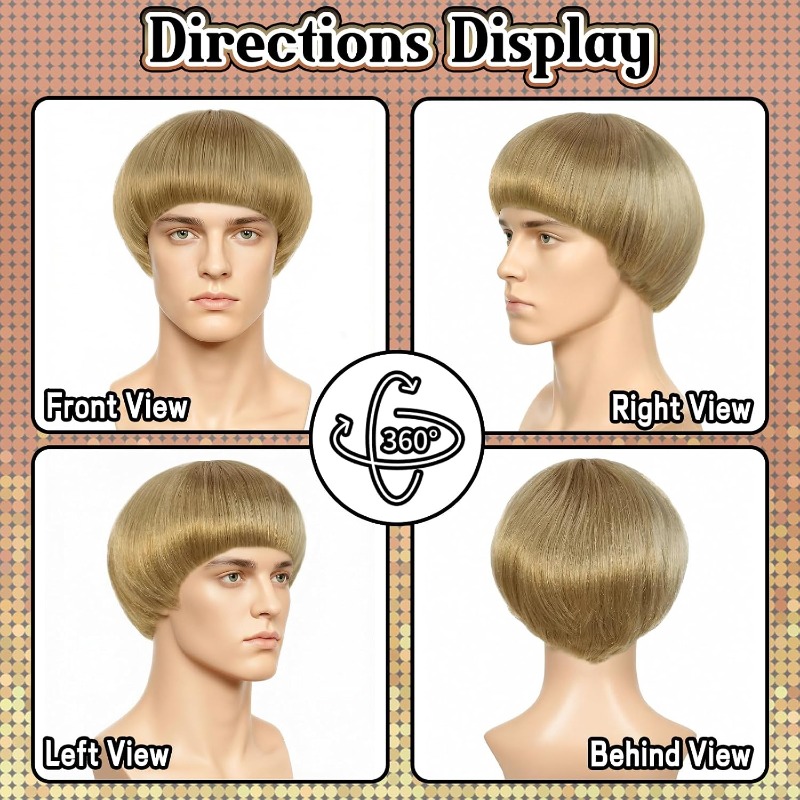 วิกผมบ๊อบสั้นสีบลอนด์ วิกผมทรง - Women'S Accessories In The 60S บทวิจารณ์และราคา