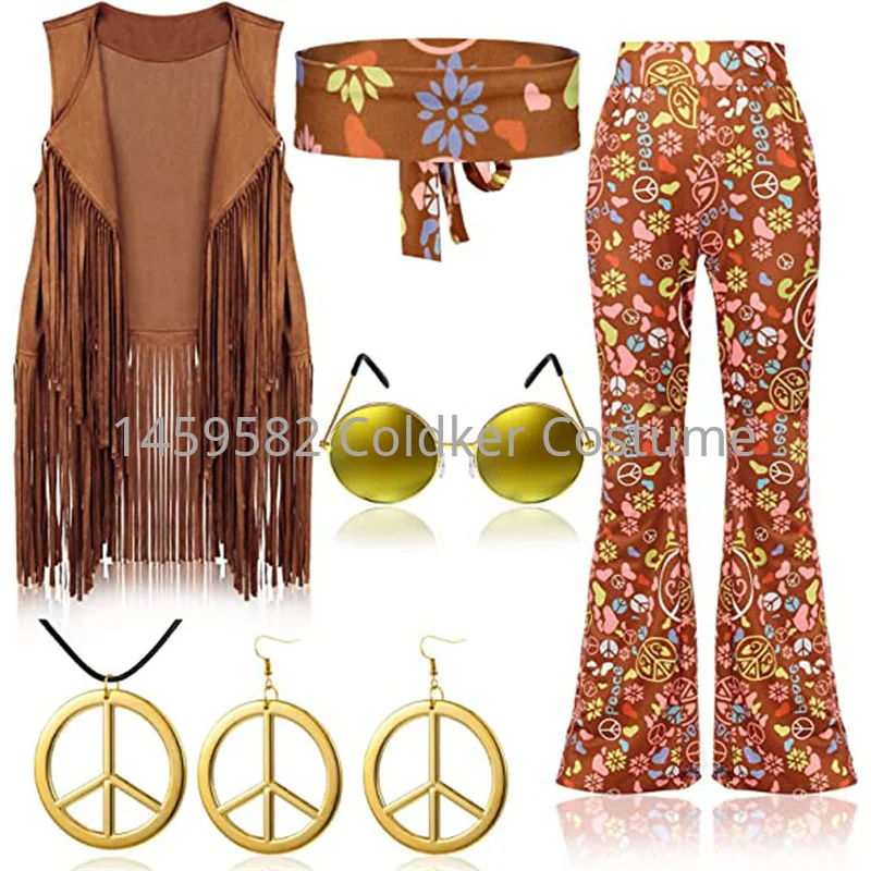 ชุดฮิปปี้สำหรับผู้หญิง ชุดปาร์ - Women'S Accessories In The 60S บทวิจารณ์และราคา