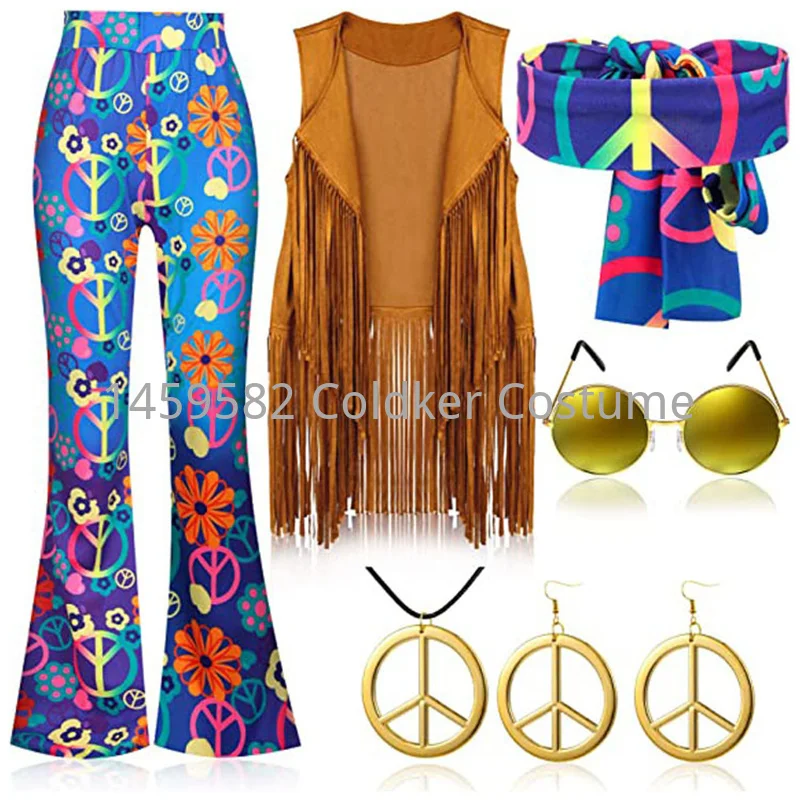 ชุดฮิปปี้สำหรับผู้หญิง ชุดปาร์ - Women'S Accessories In The 60S บทวิจารณ์และราคา