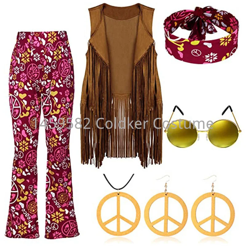 ชุดฮิปปี้สำหรับผู้หญิง ชุดปาร์ - Women'S Accessories In The 60S บทวิจารณ์และราคา