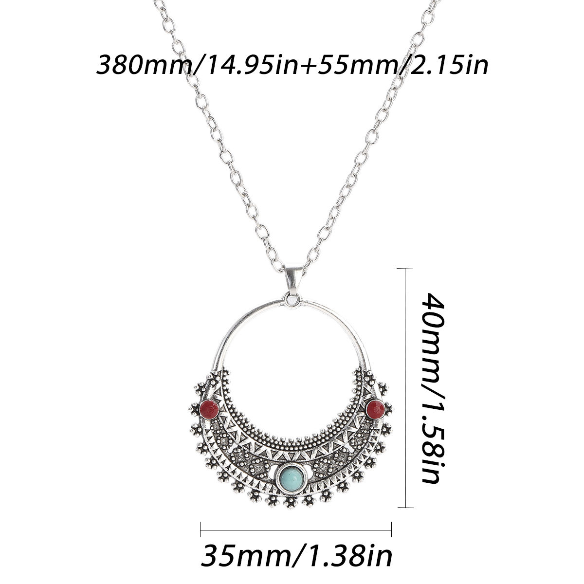 Bohoสีเงินชุดสร้อยคอสําหรับผู้ - Women Accessories India บทวิจารณ์และราคา