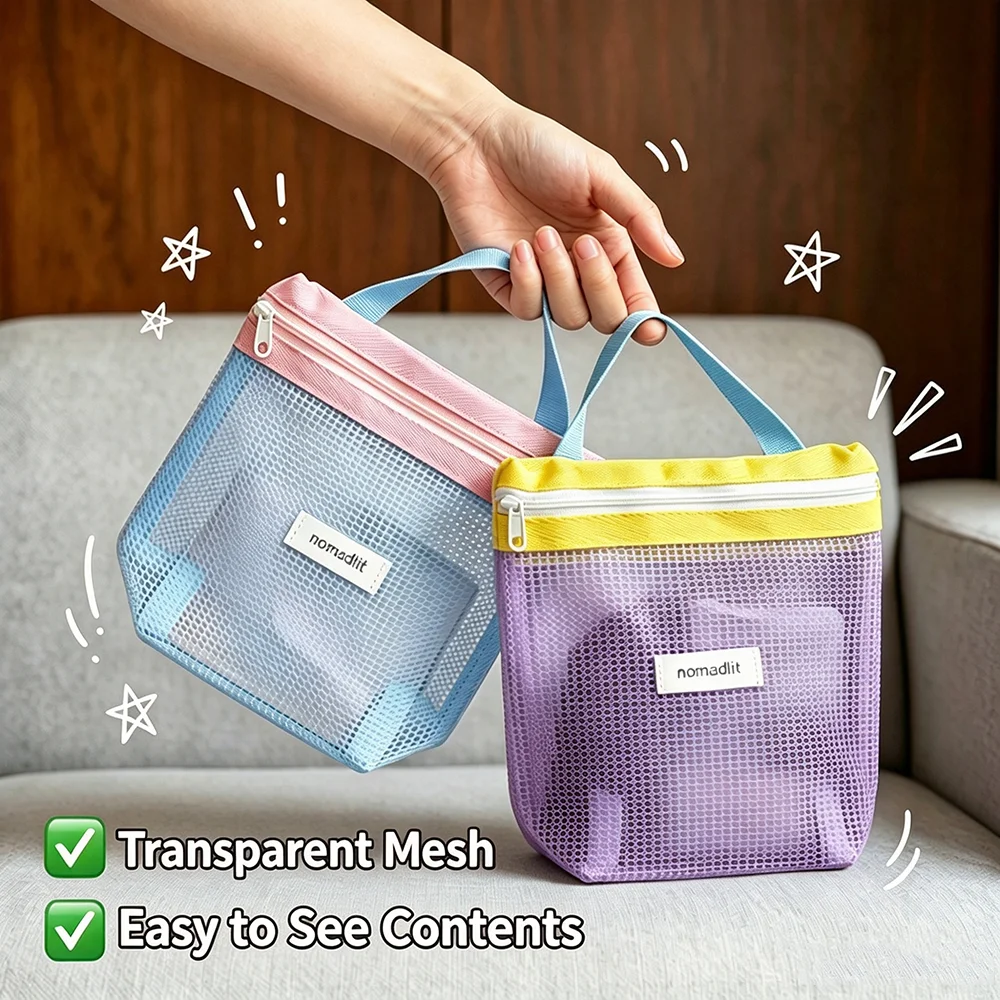 กระเป๋าใส่ของใช้ส่วนตัวแบบตาข่ - Women Accessories List บทวิจารณ์และราคา