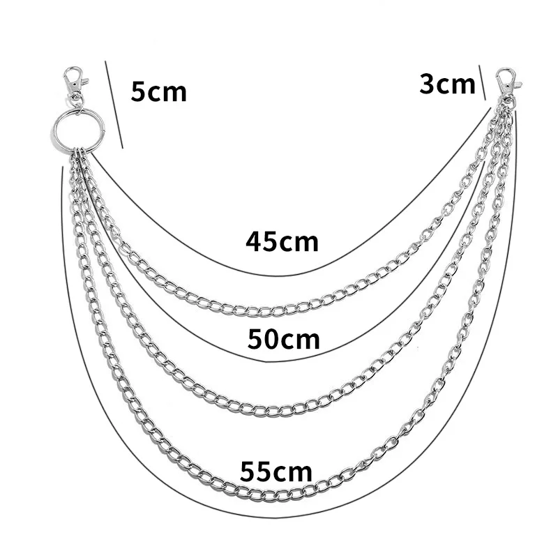 เข็มขัดโลหะแบบโซ่สไตล์พังก์ พร - Women Electronic Accessories บทวิจารณ์และราคา