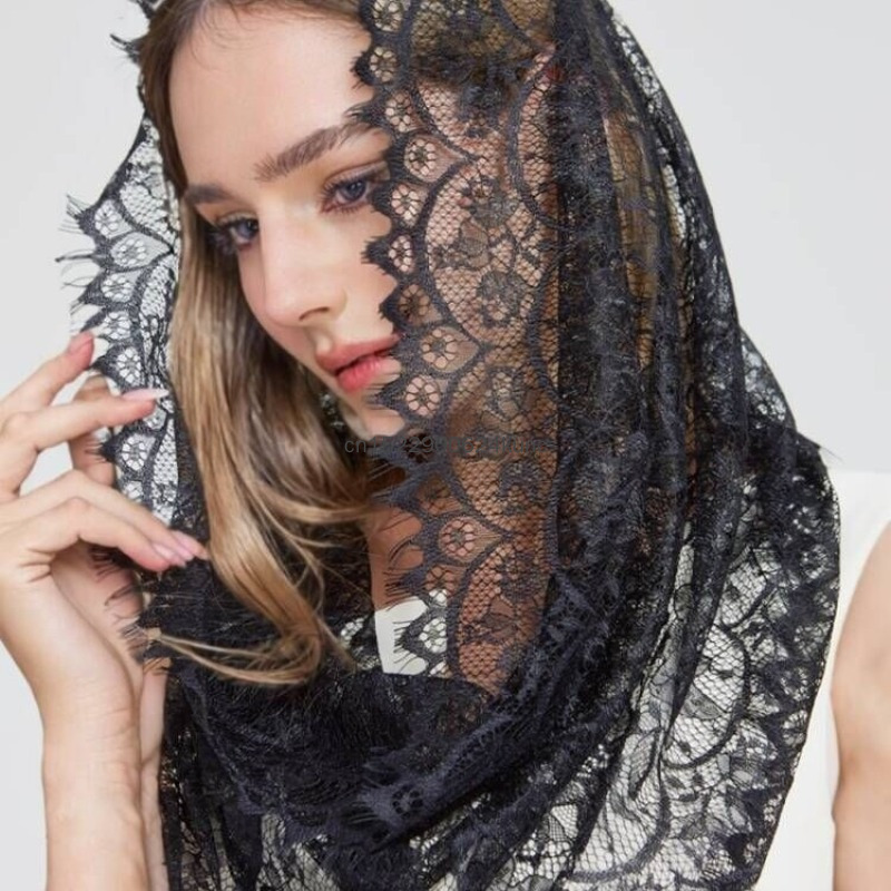 ผ้าคลุมศีรษะเจ้าสาวมุสลิมปักลา - Women Accessories India บทวิจารณ์และราคา