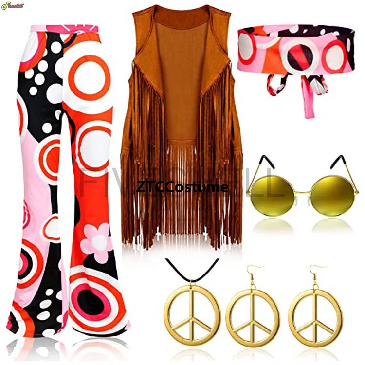 ชุดฮิปปี้ผู้หญิง ยุค 60s 70s ช - Women'S Accessories In The 60S บทวิจารณ์และราคา