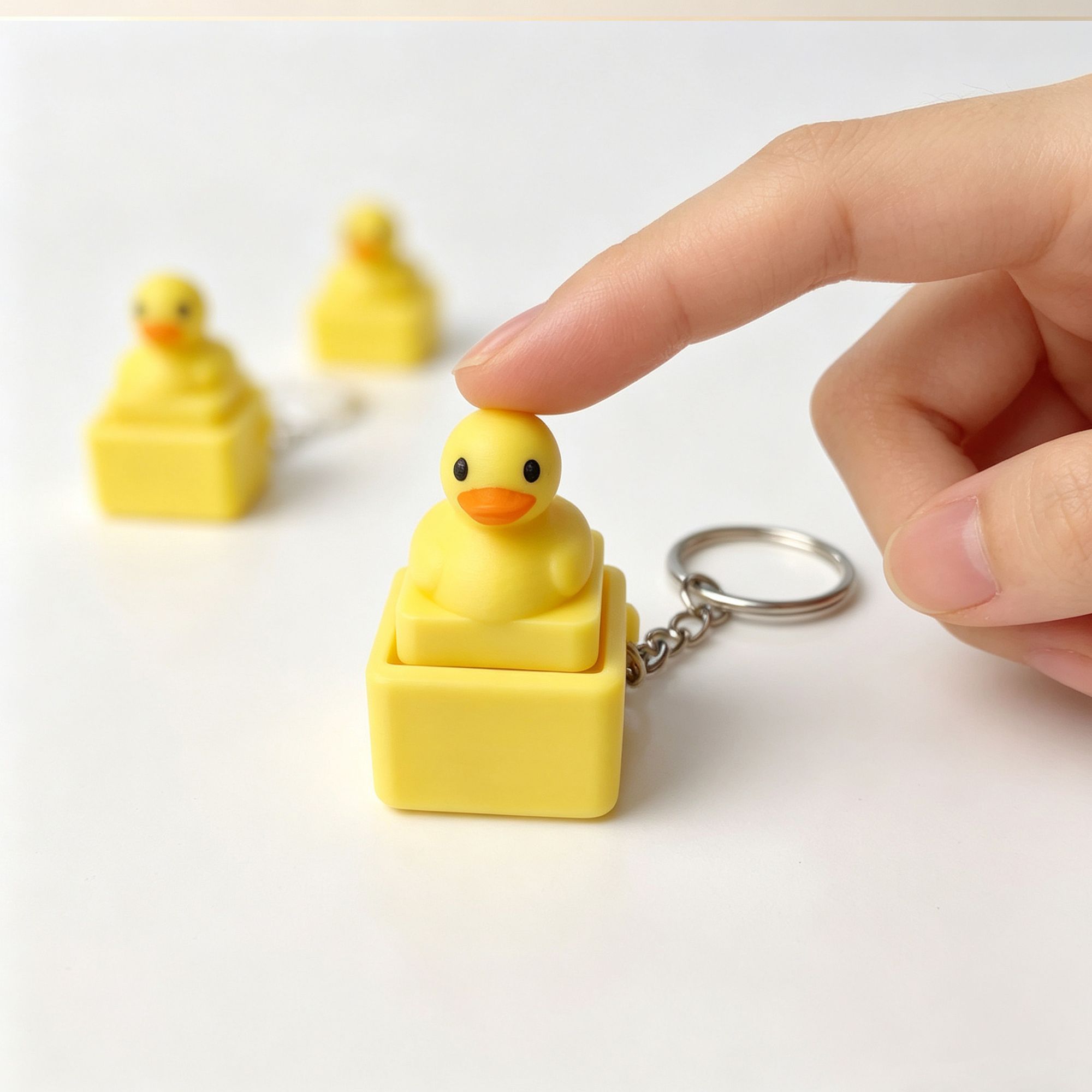 พวงกุญแจเป็ดเหลืองน่ารัก ของเล - Women'S Key Accessories บทวิจารณ์และราคา