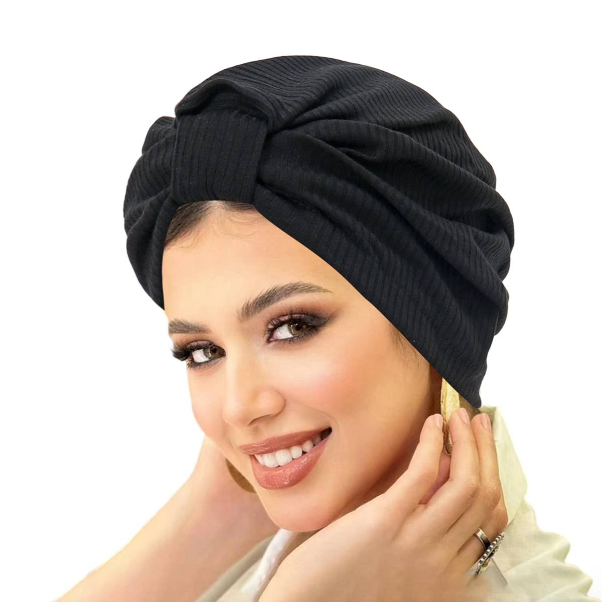 ใหม่สีทึบผู้หญิงมุสลิม Hijab ห - Women Accessories India บทวิจารณ์และราคา