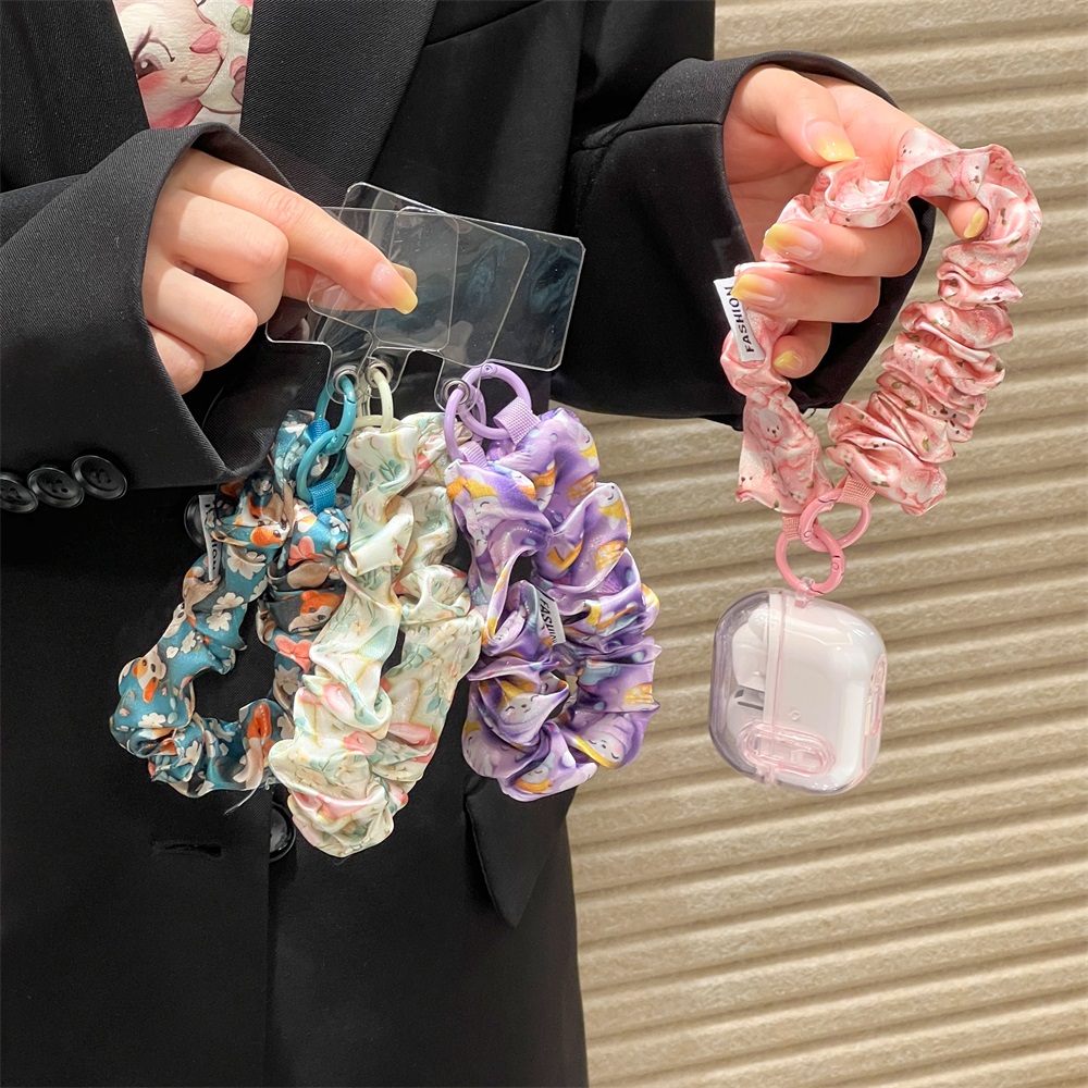 สายคล้องโทรศัพท์แบบสกรันชีผ้าไ - Women'S Key Accessories บทวิจารณ์และราคา
