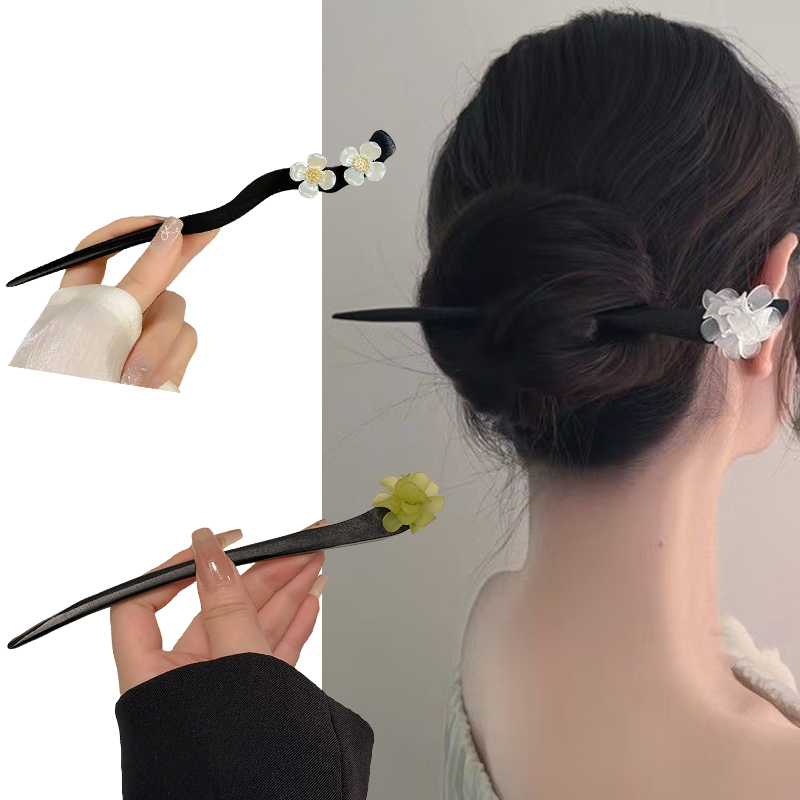 วินเทจสไตล์จีนไม้ดอกไม้ผม Stic - Women Accessories Shop บทวิจารณ์และราคา