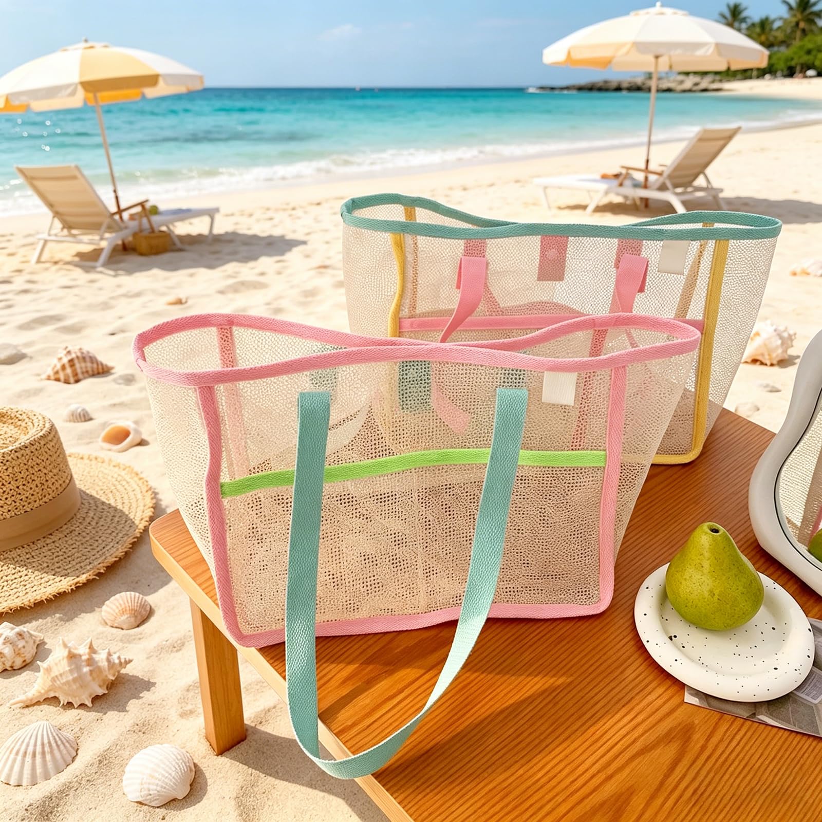 กระเป๋าชายหาดสำหรับผู้หญิง กระ - Women Accessories Shop บทวิจารณ์และราคา