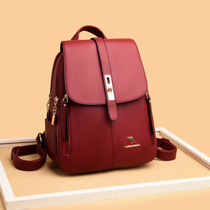 กระเป๋าเป้สะพายหลังหนังวินเทจส - Women Electronic Accessories บทวิจารณ์และราคา