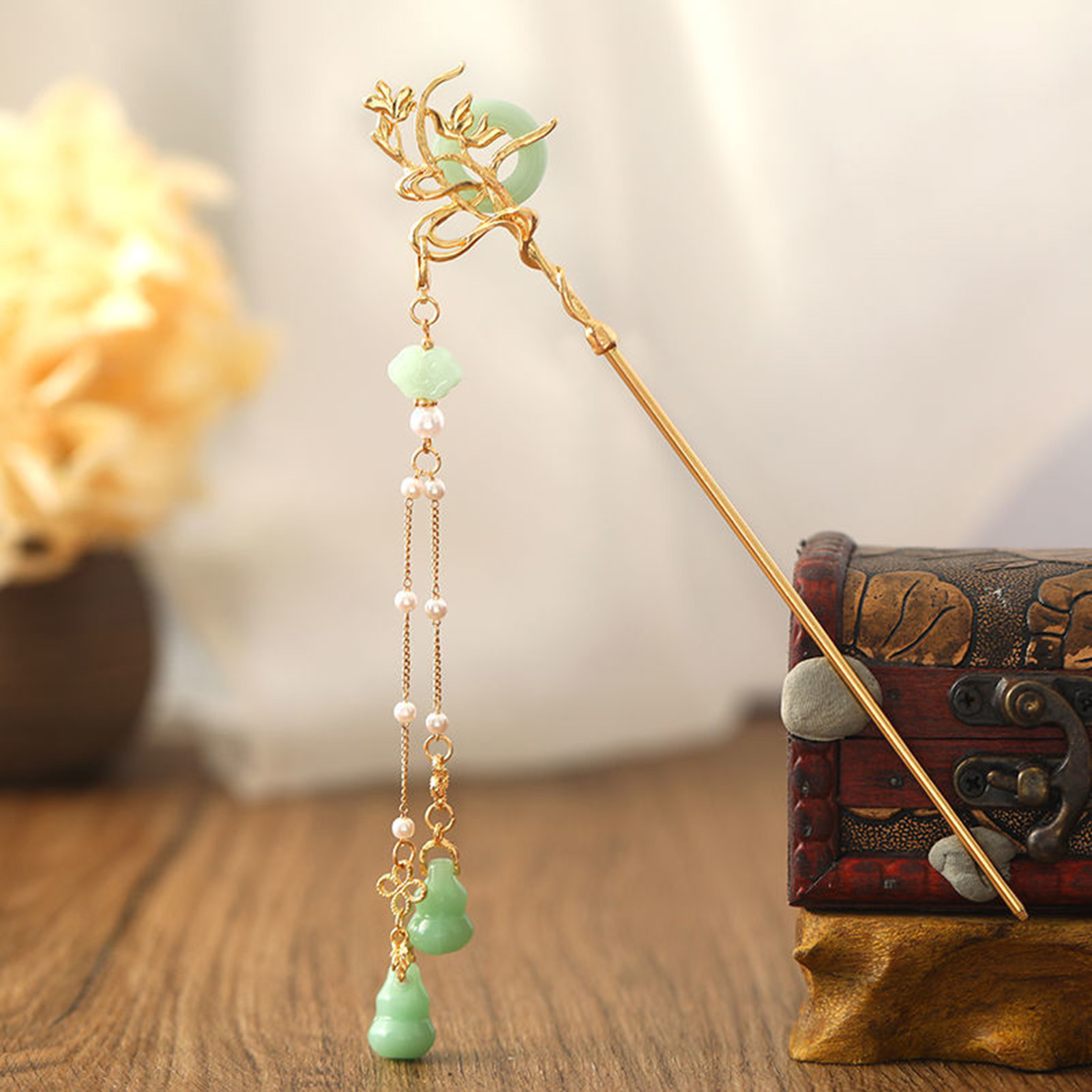 สไตล์จีนแก้วสําหรับผู้หญิงEleg - Women Accessories Shop บทวิจารณ์และราคา