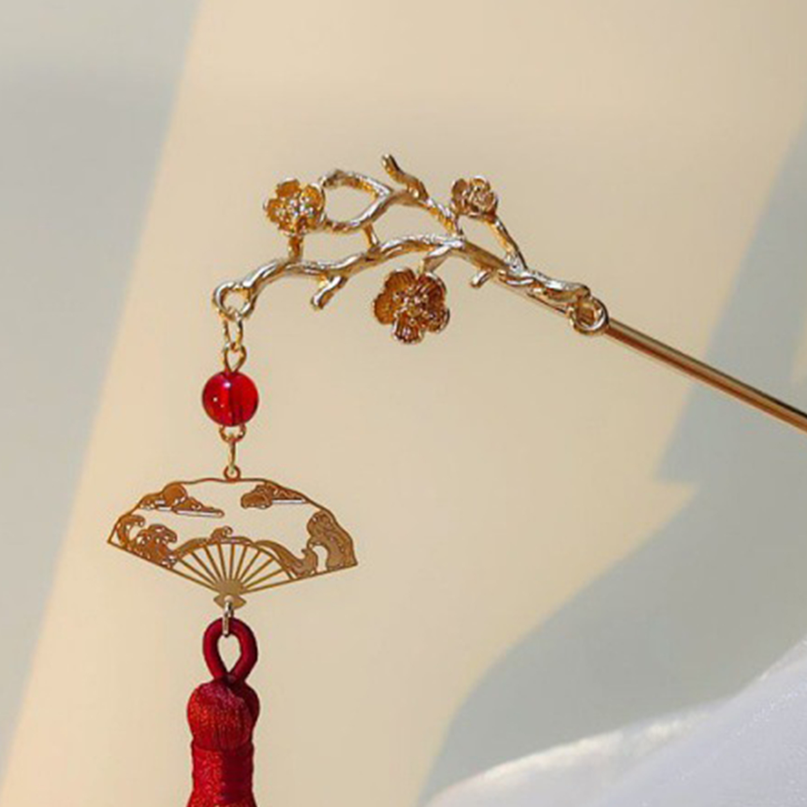 Retro ดอกไม้พู่ Hairpin สําหรั - Women Accessories Shop บทวิจารณ์และราคา