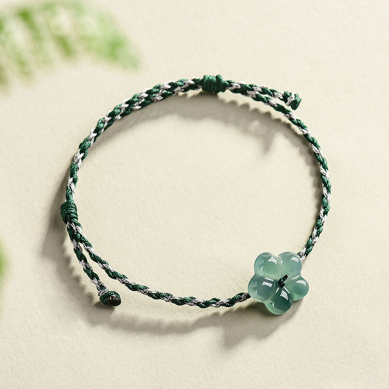 หยกพม่าสร้อยข้อมือหยกธรรมชาติเ - Women Accessories For Gift บทวิจารณ์และราคา