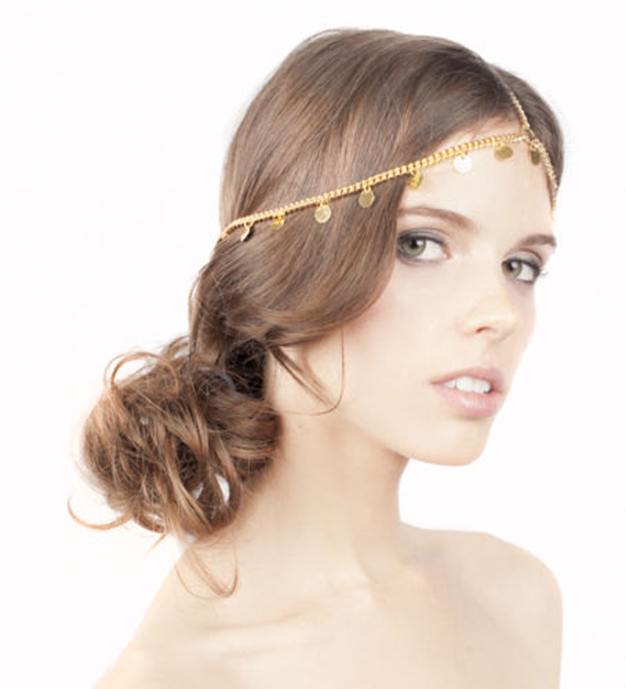Boho หน้าผากโซ่ Exotic เจ้าสาว - Women Accessories India บทวิจารณ์และราคา